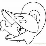 Shelmet Cofagrigus Pokémon Coloringpages101 sketch template