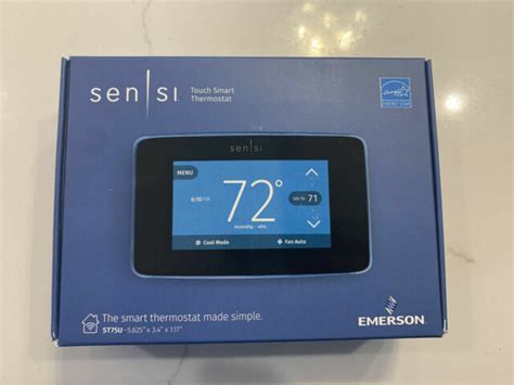 emerson stu touch smart touchscreen thermostat  sale  ebay