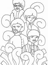 Beatles Coloring Pages Submarine Yellow Printable Getcolorings Color Getdrawings Drawing Library Clipart Comments sketch template