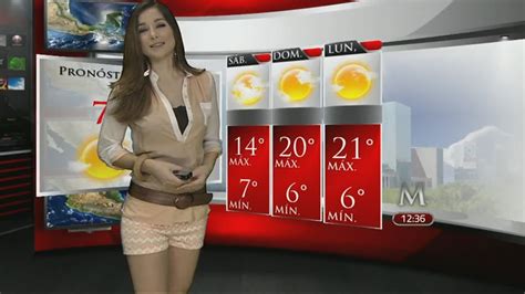 Marcela Mistral Beautiful Mexican Weather Girl 15 02 2013