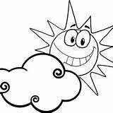 Coloring Sunrise Clouds Sun Moon Clipart Smiling Behind Designlooter Play Color Kids Clipartbest Protect 16kb 300px Drawings sketch template