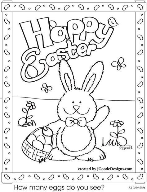 easter egg hunt coloring pages tedy printable activities