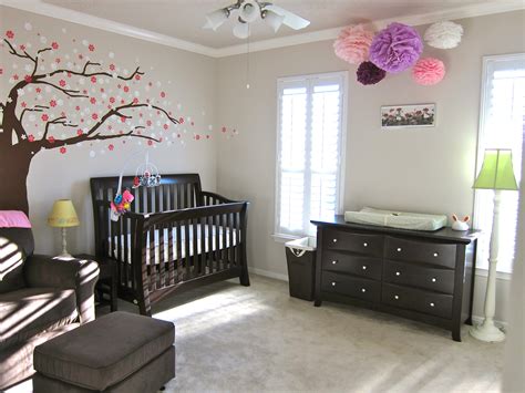 baby girls simple neutral nursery project nursery