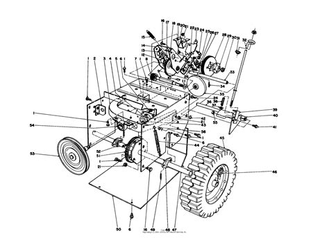 toro   snowthrower  sn   parts diagram  traction assembly