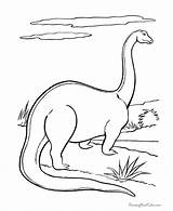 Coloring Dinosaur Pages Brontosaurus Help Printing sketch template