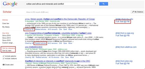 evaluating results google scholar libguides  university  pittsburgh