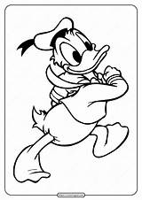 Coloring Donald Duck Printable Pdf Whatsapp Tweet Email sketch template