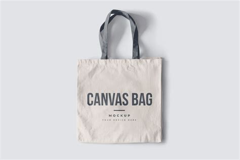 canvas tote bag mockup psd template  stunning design showcases