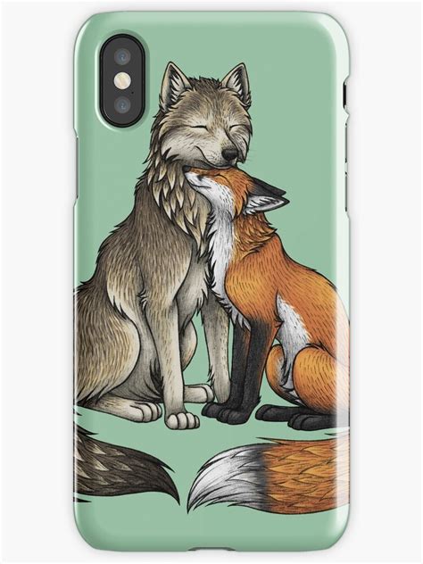Wolf And Fox Iphone Cases And Covers By Lyndsey Green