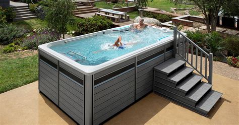 swim spa  cheap portable spa  ecoquatic pools