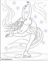 Coloring Skating Pages Nicole Figure Florian Skater Dance Ice January Coloriage Crafts Created Princesse sketch template