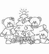 Weihnachten Ausmalbilder Baren Animaatjes sketch template