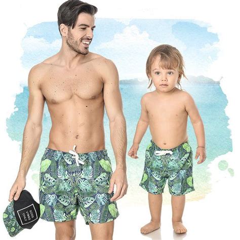 Matching Swimsuit Father Son Matching Swimwear Matching Etsy