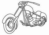 Coloring Chopper Adult Motorcycle Designs Books Pages Harley sketch template