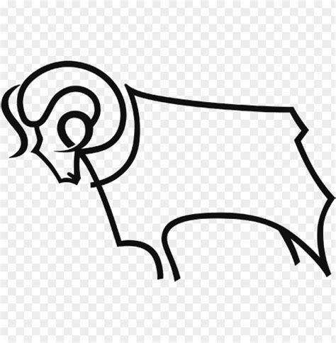 derby county fc football logo png png  png images toppng