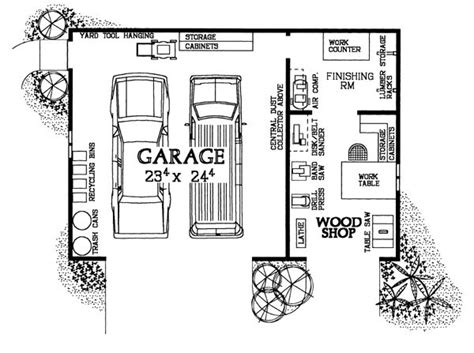 car garage plan number  garage workshop layout workshop plans woodworking shop layout