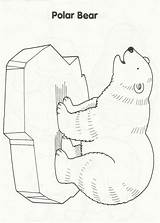 Coloring Animals Polar Pages Winter Arctic Bear Preschool Animal Artic Polo Norte Medvěd Printable Templates Alaska Antarctic Crafts Kids Theme sketch template
