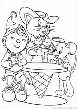Noddy Coloring Pages Ice Cream Bumpy Printable Friends Coloriage Dog Book Cat Miss Drawing Popular sketch template