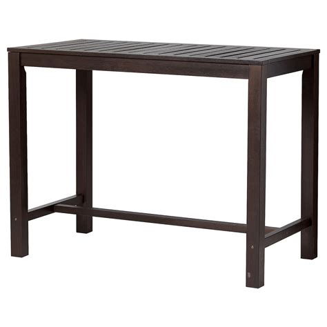 KlÖven Bar Table Outdoor Dark Brown Ikea