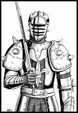 Gauntlet Armor Knights Inked Designlooter Shopkeeper sketch template