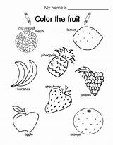 Fruit Coloring Pages Esl Worksheets Template sketch template