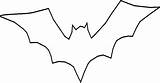 Bat Coloring Pages Bats Template Halloween Cut Google sketch template