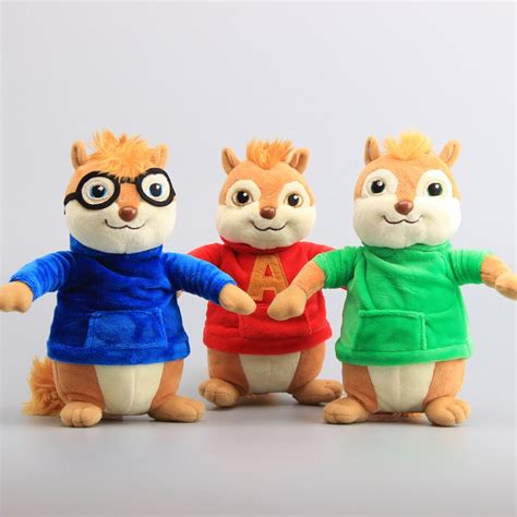 Movie Toys Alvin And The Chipmunks Plush Dolls Cute