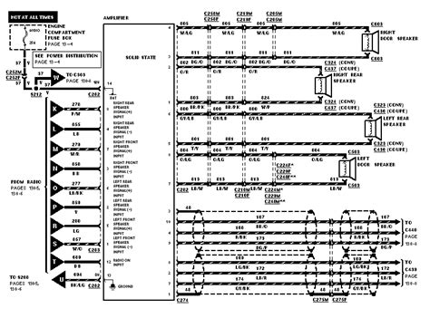 qa mach  sound system diagram wiring  mustang cobra