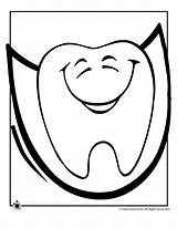 Tooth Dente Sorriso Colorir Dentes Teeth Bluegrass Dentist Hygiene Tudodesenhos Coloringhome Imprimir Odontologia sketch template