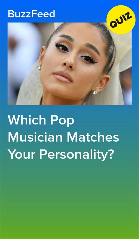 which pop musician matches your personality personality quizzes