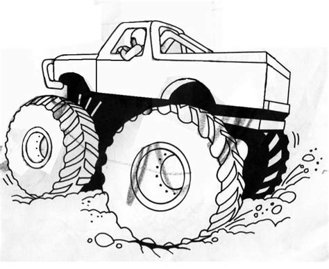 grave digger monster truck coloring pages birthday ideas pinterest