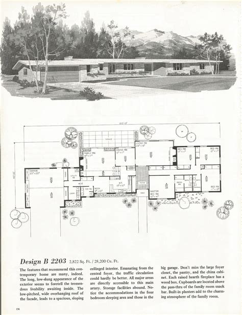mid century modern floor plans  opinion pic collection