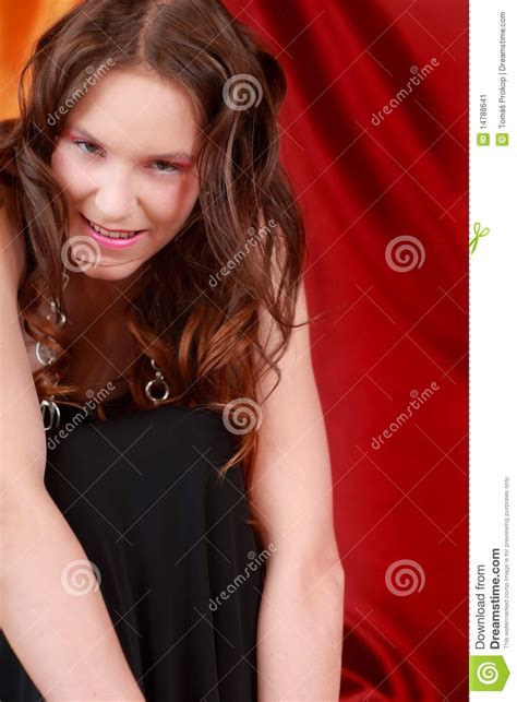shy bashful woman stock image image of woman embarrassed 14788641