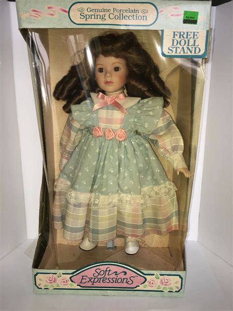 Vintage Dandee Genuine Porcelain 16 Doll Soft Expressions Spring