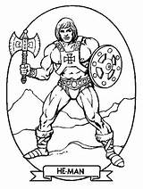 Coloring Pages Man He Colouring Printable Heman Color Universe Masters Viking Print Books Cartoons Book 80s Cartoon Kids Vintage Coloriage sketch template