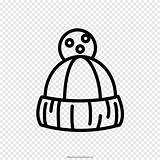 Gorro Pngegg Bonnet Nieve Openclipart Ultracoloringpages sketch template