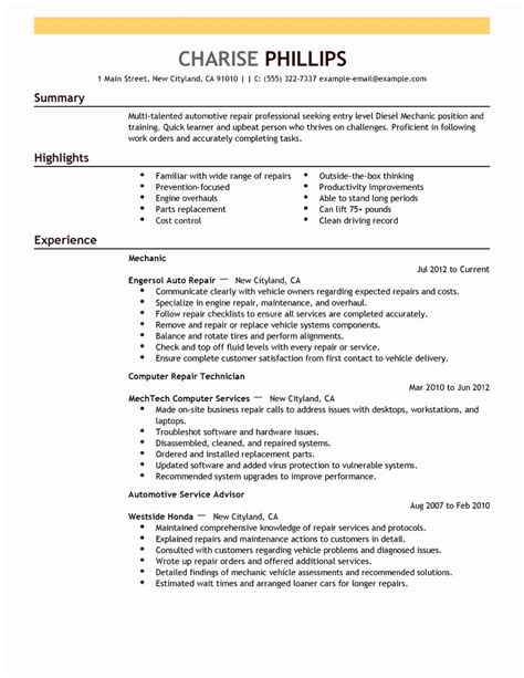 entry level resume examples letter  template