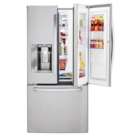 lg 33 inch french door refrigerator stainless steel rc willey