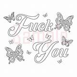 Coloring Pages Swearing Adult Swear Word Sweary Printable Book Color Sheets Books Fck Words Print Colouring Fuck Colorful Rude Printables sketch template