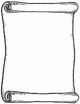 Scroll Cumed Parchment Pergaminho Desenho Pergamino Marcos Regard Pergamena Cliparting Clipartmag Colorear Bordas Clipartlook Abierto Libro sketch template