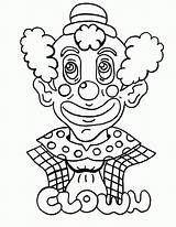 Clown Coloring Pages Scary Printable Popular Book sketch template
