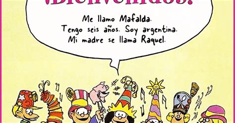 Me Encanta Escribir En Español Mafalda Y Sus Amigos