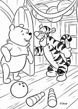 Coloring Tigger Pooh Pages Friends Popular sketch template
