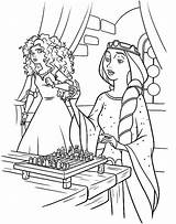 Coloring Merida Horse Pages Princess Brave Elinor Choose Board Queen Her King Comments sketch template