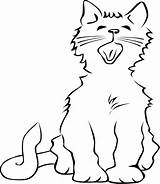Catsincare Meow sketch template
