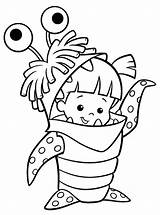 Inc Coloring Pages Monster Boo Monsters Kids Monstros Girly Disney Fun Drawing Cartoon Book Clipart Printable Gif Sheets Clipartbest Party sketch template