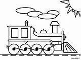 Treni Treno Trasporti Trenino Ritagliare Cartonidacolorare Disegnare Coloratutto Cartoni sketch template