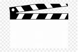 Movie Clapper Cliparts Pngfind sketch template