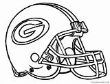Coloring Pages Packers Nfl Bay Green Coloring4free Helmet Related Posts sketch template