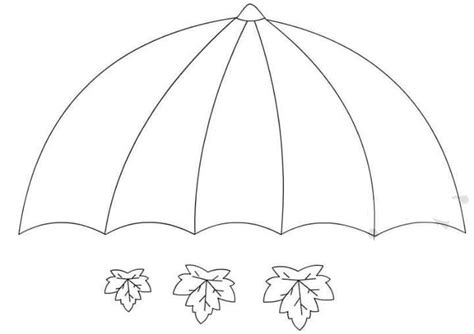 umbrella craft template  funnycrafts umbrella craft umbrella template umbrella
